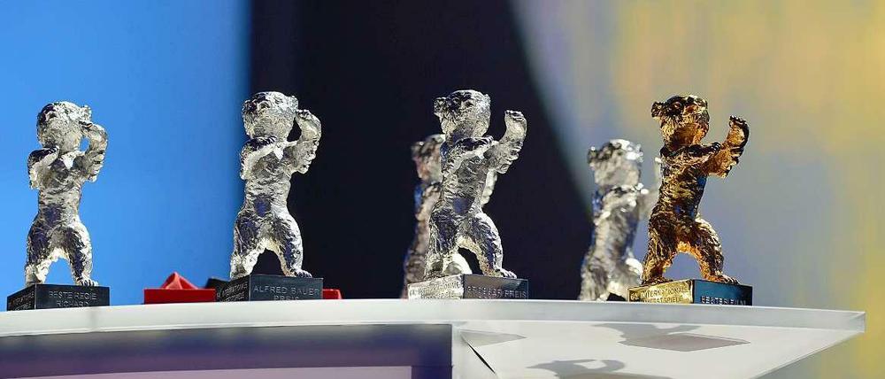 Begehrte Trophäen: Die Silbernen Bären der Berlinale.