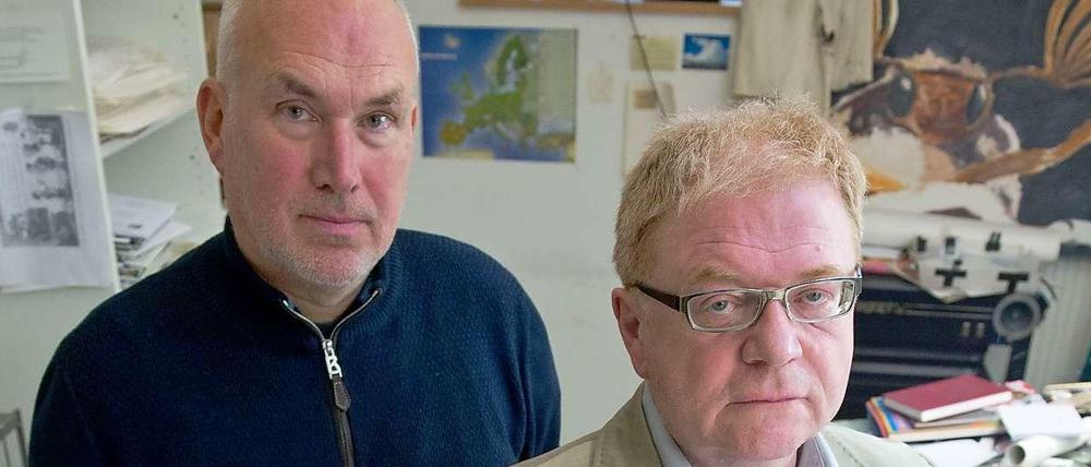 Reagieren auf das Hin und Her mit Verständnis: Achim Greser und Heribert Lenz.