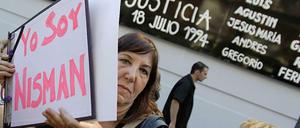 "Ich bin Nisman" - überall in Argentinien gibt es nach dem mysteriösen Tod des Staatsanwalts Demonstrationen.