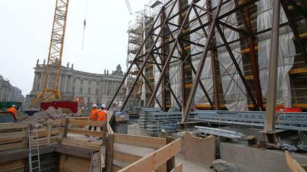 Baustelle der Staatsoper in Berlin