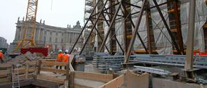 Baustelle der Staatsoper in Berlin