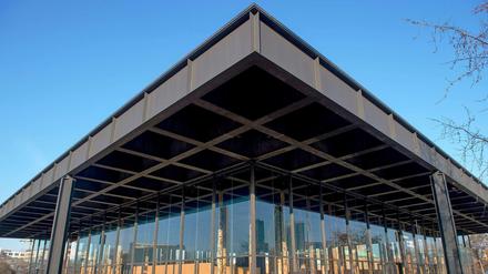Ikone der Moderne, Architekturdenkmal von Weltrang: Die Neue Nationalgalerie vor der Sanierung, Ende 2014.