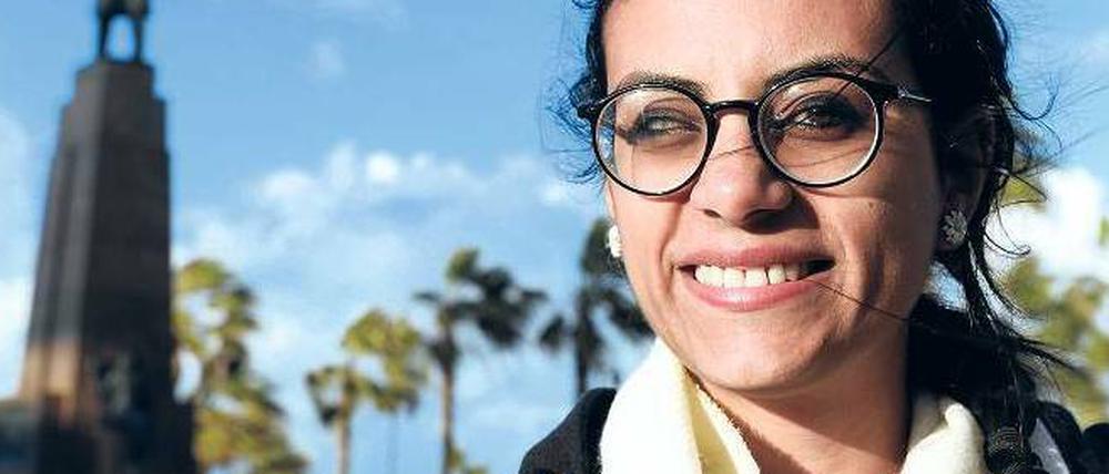 Ungebrochen. Mahienour el Massry saß nach einer Demonstration selbst in Haft. Ihr rechtes Auge verlor sie bei einem Unfall als Kind.