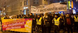Eine Demonstration der Initiative "Keupstraße ist überall"