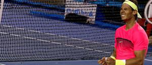 Qual mit Happy End. Rafael Nadal bleibt den Australian Open erhalten.