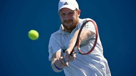 Knapp am Titelverteidiger vorbei: Qualifikant Matthias Bachinger wäre in der Dritten Runde auf den Vorjahressieger Stan Wawrinka getroffen - wenn er gegen den Finnen Nieminen gewonnen hätte.