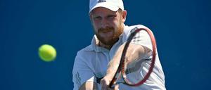 Knapp am Titelverteidiger vorbei: Qualifikant Matthias Bachinger wäre in der Dritten Runde auf den Vorjahressieger Stan Wawrinka getroffen - wenn er gegen den Finnen Nieminen gewonnen hätte.