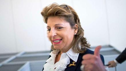 Die Witwe: Babette Albrecht.
