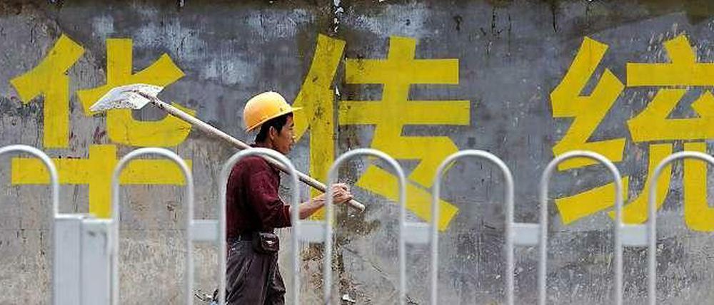 Chinas Wirtschaft wächst deutlich langsamer als in der Vergangenheit.