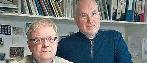 Keine Angst. Die Karikaturisten Achim Greser (r.) und Heribert Lenz.