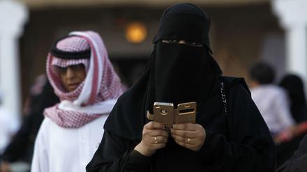 Zwischen den Welten in Saudi-Arabien. 