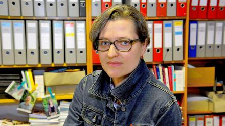 Sie wär’ dann soweit. Birgit Monteiro, 45, aufgewachsen in Strausberg.