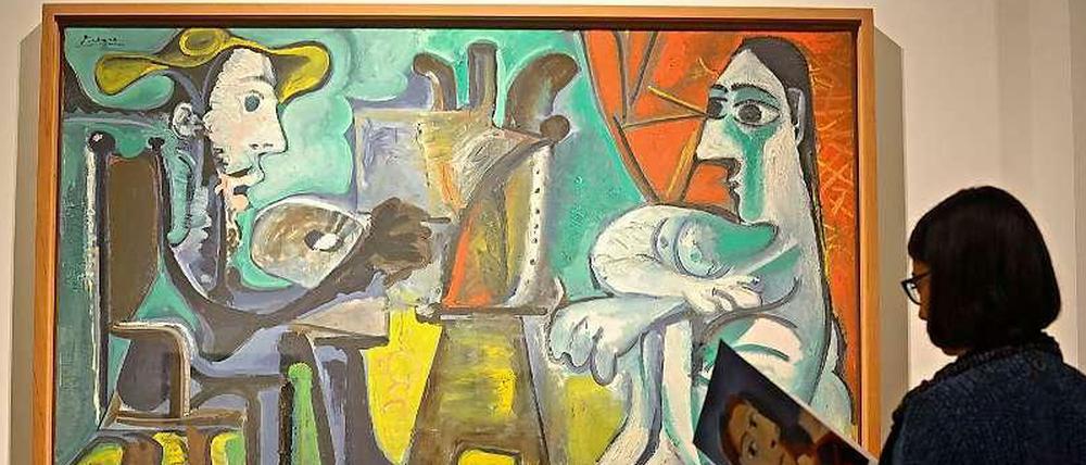 Bilder von Pablo Picasso erfreuen sich ungebrochener Beliebtheit. Hier: Der Maler und das Model von 1963.