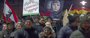 Pegida-Demonstration in Dresden
