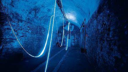 Das Werk "the weight of light" der Gewinner Andreas Muxels und Martin Hesselmeier