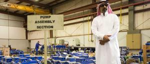 Die Pumpenfabrik KSB in Riad ist ein Joint Venture des deutschen Pumpen- und Armaturenherstellers KSB und des saudi-arabischen Handelspartners Abunayyan Trading.