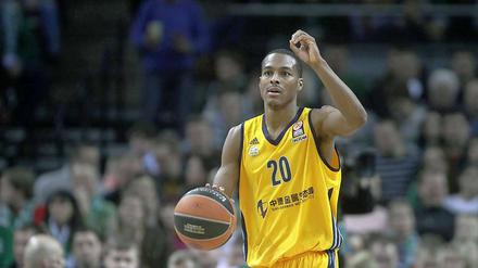 Angriffsfreudig. Alex Renfroe (hier ein Bild aus dem Spiel in Kaunas) überzeugte mit Alba in der Offensive. 