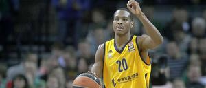 Angriffsfreudig. Alex Renfroe (hier ein Bild aus dem Spiel in Kaunas) überzeugte mit Alba in der Offensive. 