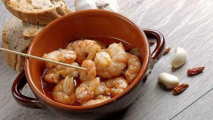 Garnelen mit Knoblauch
