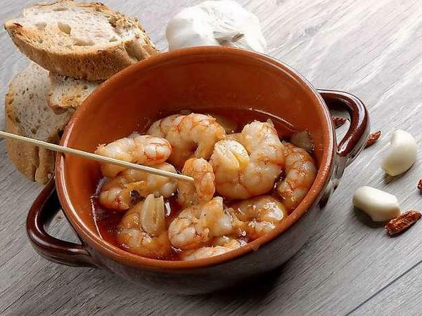 Garnelen mit Knoblauch
