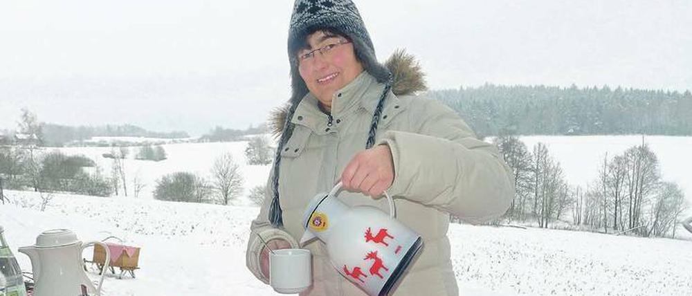 Heißes in die Tasse. Anne Held weiß, was Winterwanderer wünschen.