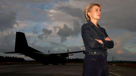 Immer zuversichtlich und zupackend. Bundesverteidigungsministerin Ursula von der Leyen.