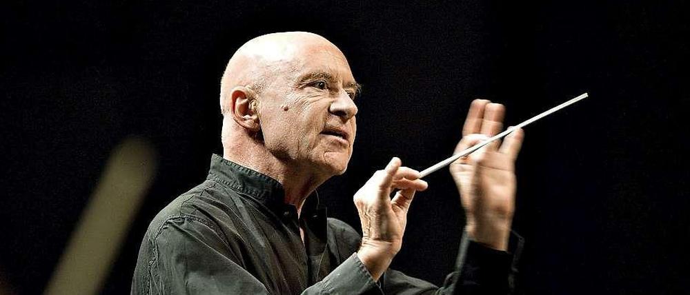Nachwuchstalenten gibt er notfalls ganze Tage lang Unterricht: Christoph Eschenbach.
