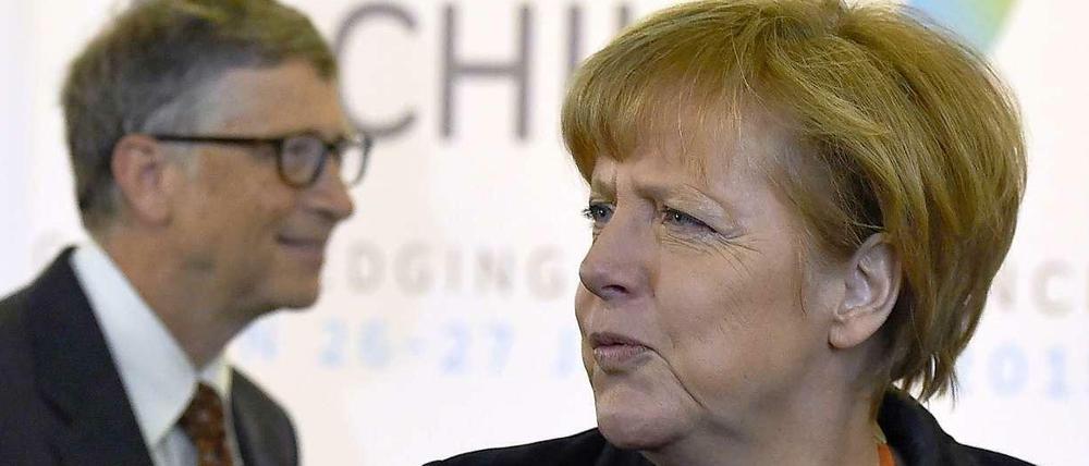 Der Microsoft-Gründer Bill Gates will weitere 1,55 Milliarden Dollar in Impfprogramme für Kinder investieren. Und Gastgeberin Angela Merkel sagte 600 Millionen Euro zu. Sie sprach am Dienstag von einem "Jahr der Entscheidungen" für eine nachhaltige Entwicklung. 