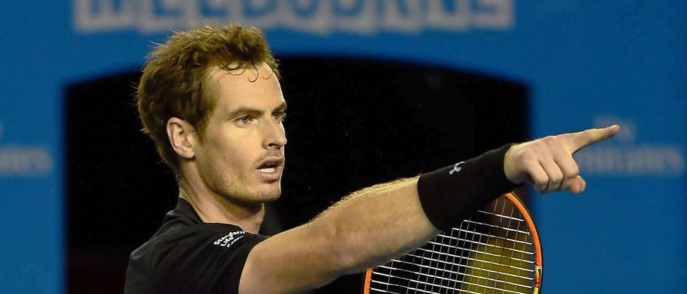 Da geht's hin. Andy Murray steht zum vierten Mal im Finale der Australian Open.