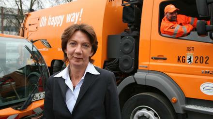 Sie war die Chefin der BSR: Vera Gäde-Butzlaff.