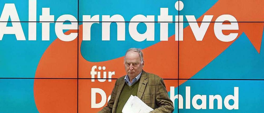 AfD-Vize Alexander Gauland will die Einwanderung aus arabischen Ländern stoppen.