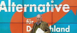 AfD-Vize Alexander Gauland will die Einwanderung aus arabischen Ländern stoppen.