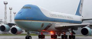 Sie hat bald ausgedient: Die "Air Force One" auf dem Flughaben in Warschau 2014.