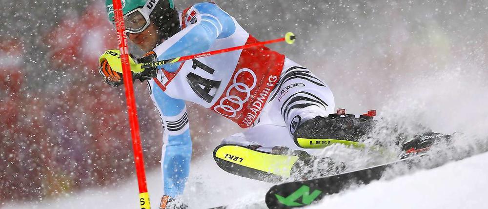 Felix Neureuther fuhr in Schladming auf Platz drei.