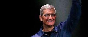 Apples Tim Cook kann sich über einen Rekordgewinn freuen.