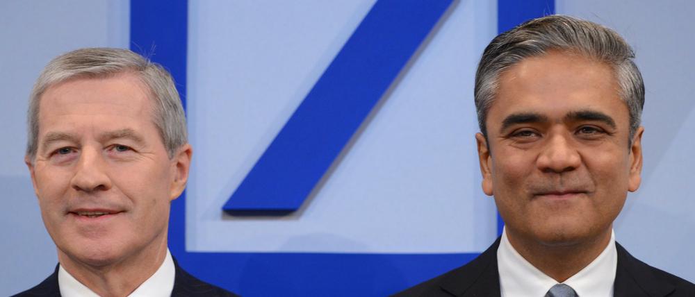 Es geht voran: Jürgen Fitschen (links) und Anshu Jain von der Deutschen Bank.