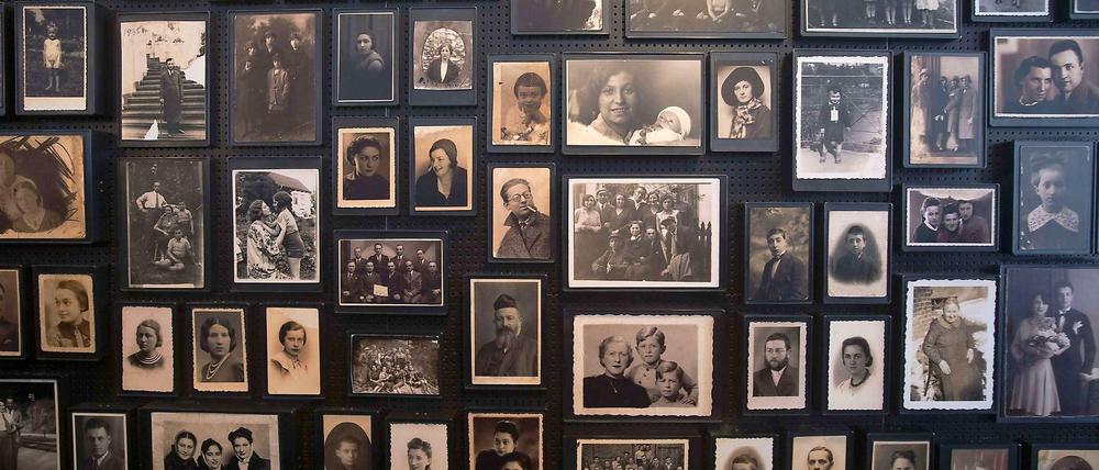 Manchmal bringt ein Foto die Erinnerung zurück: Bilder von Ermordeten in der Gedenkstätte Auschwitz-Birkenau.