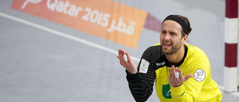 Zum Verzweifeln. Silvio Heinevetter hadert mit sich, der Welt und dem Handball-Gott.