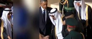 Hinter den Pixeln des saudischen Staatsfernsehens steckt die US-First-Lady Michelle Obama.