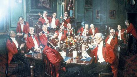 Zwischen Geschäft und Vergnügen. Schon die britischen Gentlemen’s Clubs dienten neben der Kontaktpflege auch dem Zeitvertreib. 