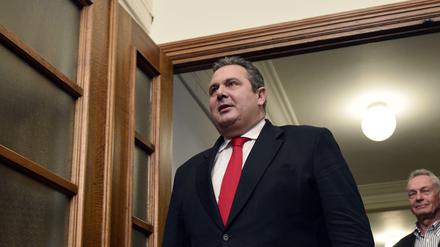 Panos Kammenos macht vor allem mit schrillen Tönen von sich reden - nun auch in der griechischen Regierung.