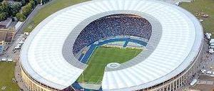 Das Schmuckstück. Berlin wirbt damit, dass viele Sportstätten schon vorhanden sind - vor allem natürlich das Olympiastadion. 