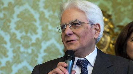 Mehr Stimmen als erwartet bekam Sergio Mattarella. 