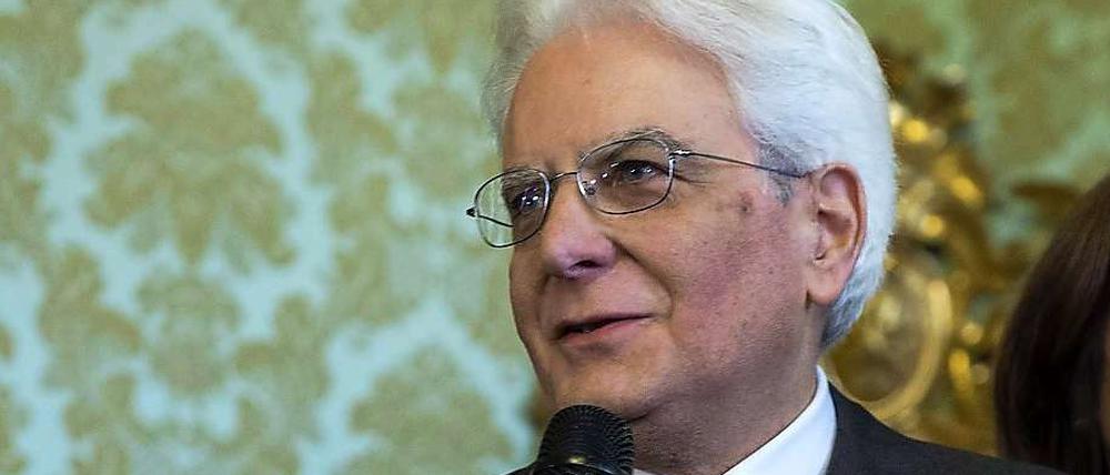 Mehr Stimmen als erwartet bekam Sergio Mattarella. 