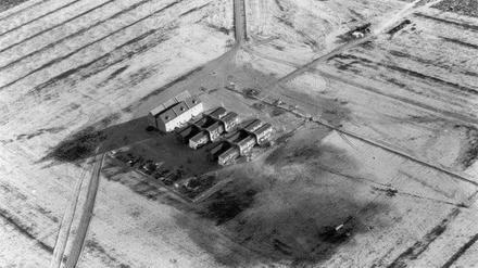Die Bombentest-Stadt auf dem Dugway Proving Ground in Utah, 1943