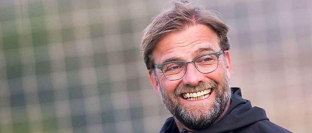 Hat, was die Werbeverträge angeht, immer noch gut lachen: BVB-Trainer Jürgen Klopp.