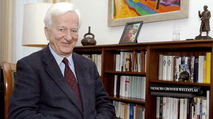 Richard von Weizsäcker, Altbundespräsident.