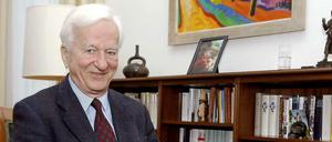 Richard von Weizsäcker, Altbundespräsident.