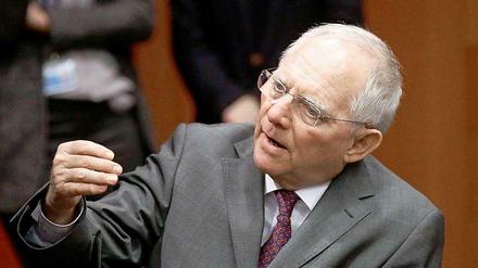 Spielräume für Investitionen nutzen: Finanzminister Wolfgang Schäuble.