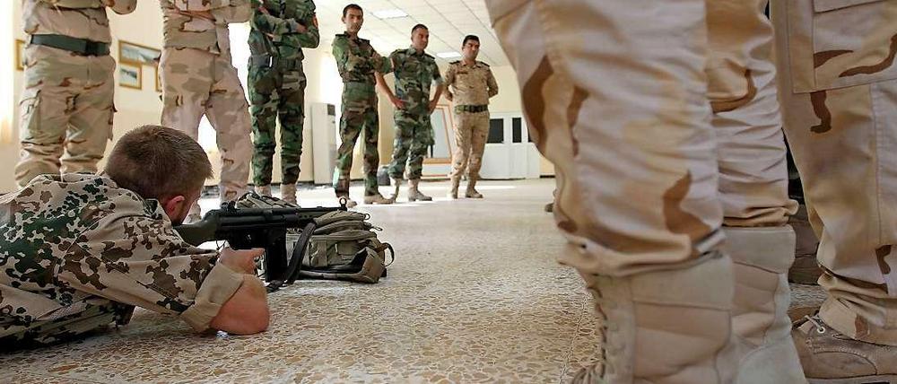 Die Bundeswehr beschloss am Donnerstag 100 Deutsche Soldaten in den Nordirak zu schicken.